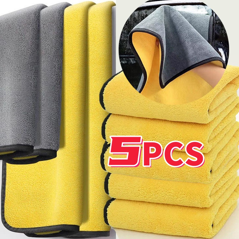 1/3/5PCS Microfiber Cleaning T - Microfiber Towel Detailing review and price