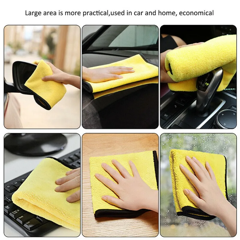 1/3/5PCS Microfiber Cleaning T - Microfiber Towel Detailing review and price